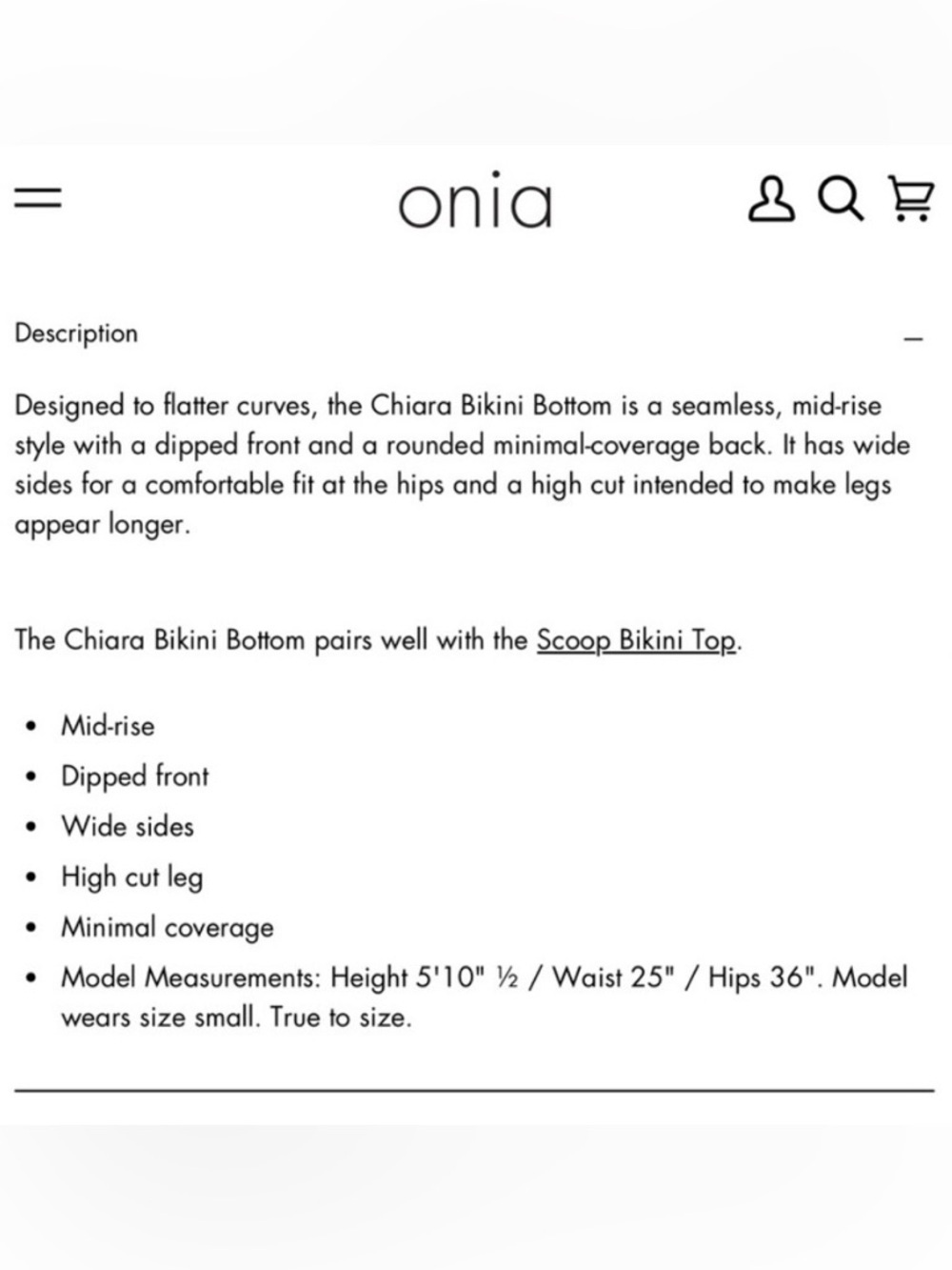 ONIA
The Chiara Bikini Bottom
in Burnt Sun
Size Medium NWT 154 - Picture 5 of 10